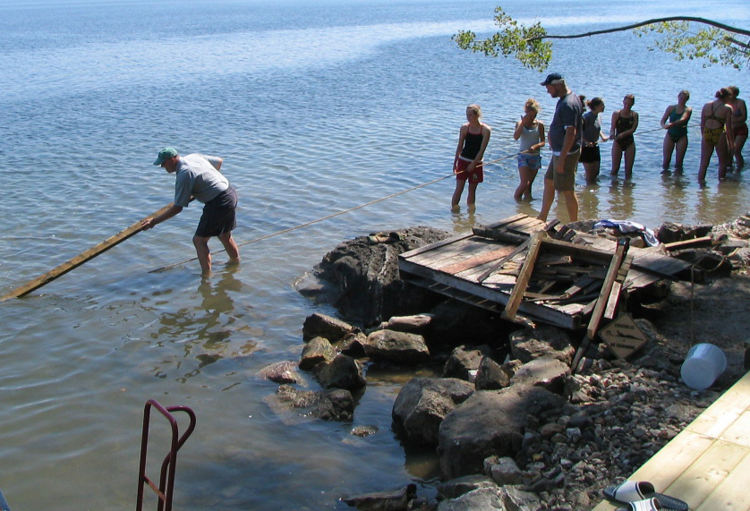 swim team at Crow Lake.ed