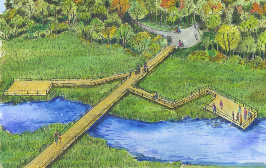 The design for Baxter&#039;s new accessible bridge